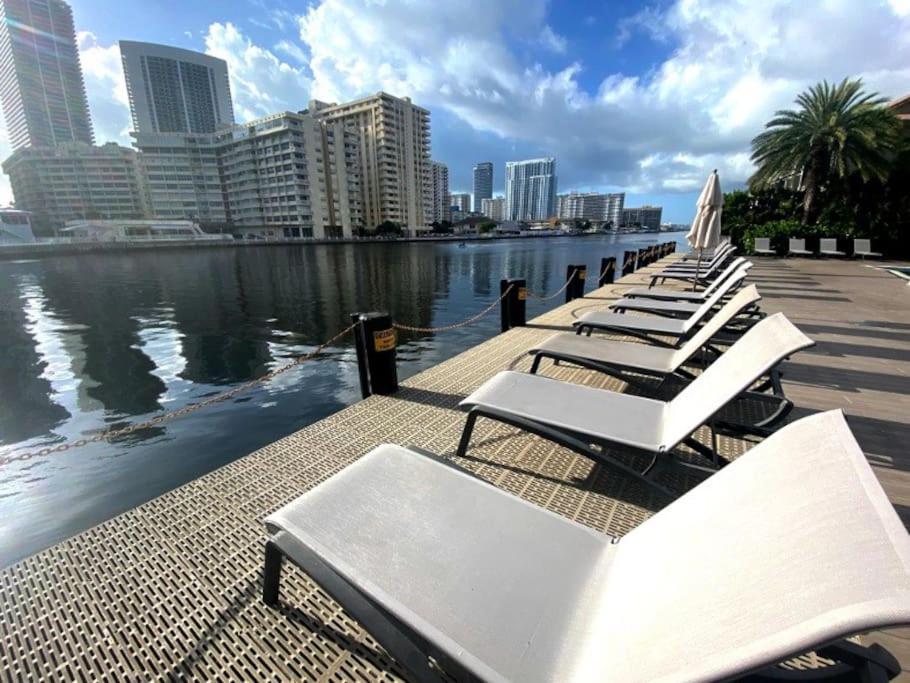 Miami Beach 1B/1B Incredible View Apartment With Kitchen Hallandale Beach Eksteriør bilde